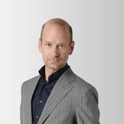 Man looking in the camera.