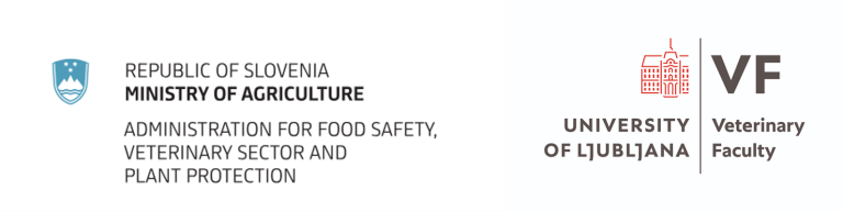 Logos of the Ministry of Agriculture of Slovenia and the Univeristy of Ljubljana